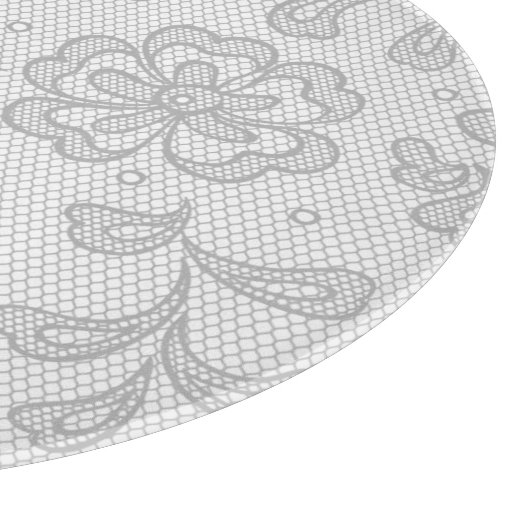 Laspatroon, bloem vintage 1 snijplank (Hoek)