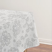 Laspatroon, bloem vintage 1 tafelkleed (Voorbeeld)