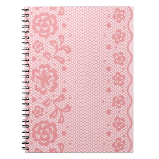 Laspatroon, bloem vintage 3 notitieboek (Voorkant)