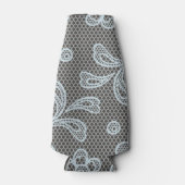 Laspatroon, bloem vintage 6 flesjeskoeler (Voorkant)