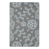 Laspatroon, bloem vintage 6 mini klembord (Achterkant)