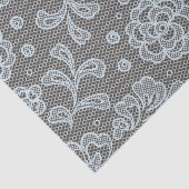 Laspatroon, bloem vintage 6 tissuepapier (Detail)