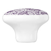 Laspatroon met vlinders keramische knop (Zijkant)