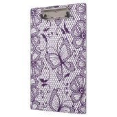 Laspatroon met vlinders klembord (Links)