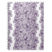 Laspatroon met vlinders notitieboek (Voorkant)