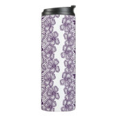 Laspatroon met vlinders thermosbeker (Gedraaid links)