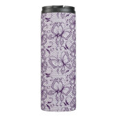 Laspatroon met vlinders thermosbeker (Achterkant)