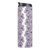 Laspatroon met vlinders thermosbeker (Geroteerd rechts)