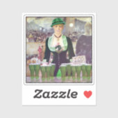 Lass Bartender St. Patrick's Day Sticker (Vel)