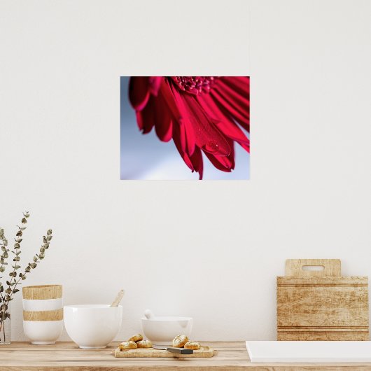 Lass Blüten Sprechen Poster (Keuken)