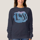 Lass, Scottish, Newcastle Dialect Sweatshirt (Voorkant)