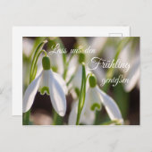 Lass uns den Frühling genießen! Briefkaart (Voorkant / Achterkant)