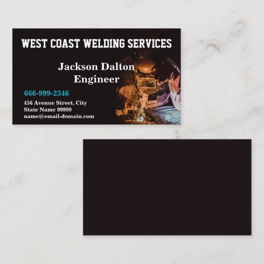 LASSEN AAN DE WESTKUST VISITEKAARTJE (Voorkant / Achterkant)