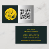 ⚙️ Lassen Aangepaste QR Visitekaartje (Voorkant / Achterkant)