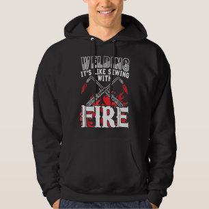 Lassen als Naaien Met Brand Lasser Beroep Tr Hoodie