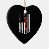 Lassen - Amerikaanse Welder Flag Keramisch Ornament (Rechts)