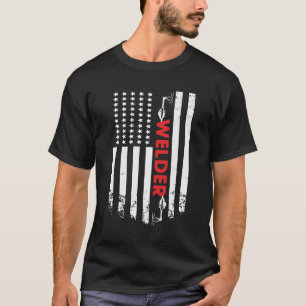 Lassen - Amerikaanse Welder Flag T-shirt