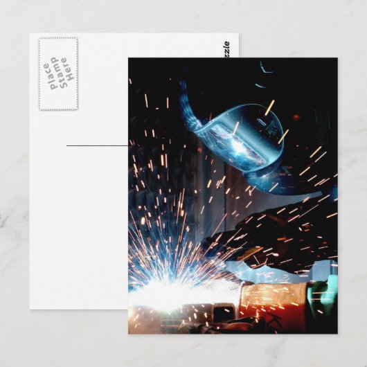 lassen briefkaart (Voorkant / Achterkant)