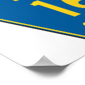 Lassen County Road Sign Poster (Hoek)