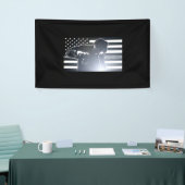 Lassen: De vlag van de dunne metale lijn Spandoek (Beurs)