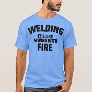 lassen en lassen van dergelijke lassen, met brand t-shirt
