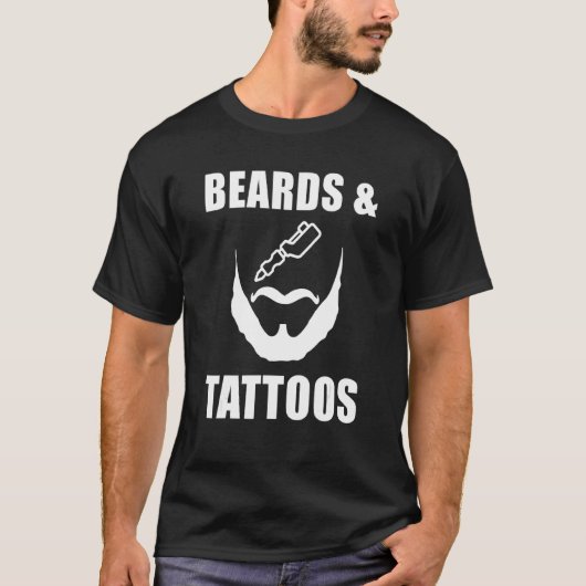 Lassen en Tattoos koelen Mannen T-shirt (Voorkant)
