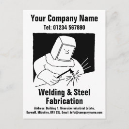 Lassen & Fabricage Cartoon om te personaliseren Briefkaart