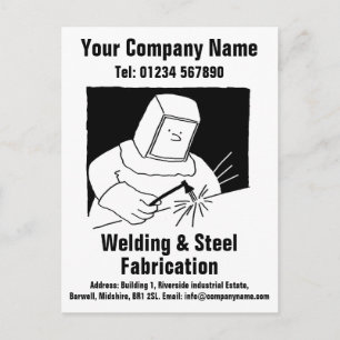 Lassen & Fabricage Cartoon om te personaliseren Briefkaart