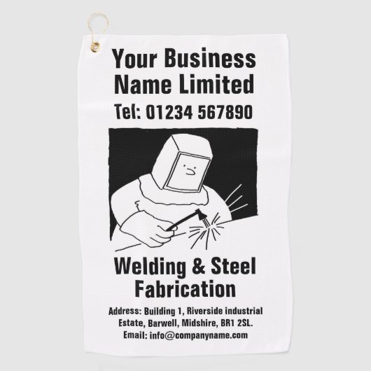 Lassen & Fabricage Promotie Golfhanddoek (Voorkant)