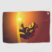 Lassen Golfhanddoek (Horizontaal)