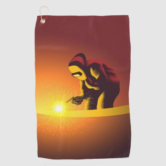 Lassen Golfhanddoek (Voorkant)