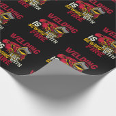 Lassen is als naaien met vuur cadeaupapier (Hoek)