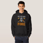 Lassen is net als naaien met brandschuurlassen hoodie (Voorkant volledig)
