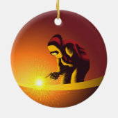 Lassen Keramisch Ornament (Achterkant)