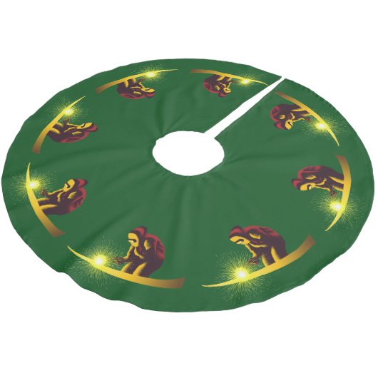 Lassen Kerstboom Rok (Gekanteld)