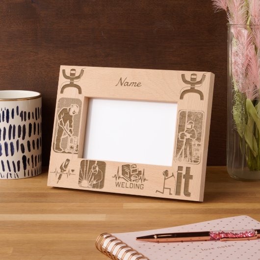 LASSEN LASER aangepaste geschenken Gegraveerde Lijstjes (Links)