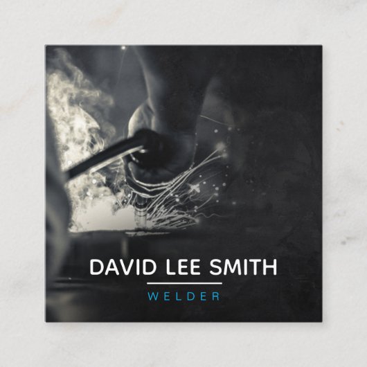 Lassen/lassen Vierkante Visitekaartje (Voorkant)