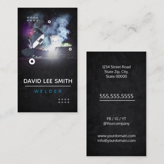 Lassen/lassen Visitekaartje (Voorkant / Achterkant)