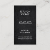 Lassen/lassen Visitekaartje (Achterkant)