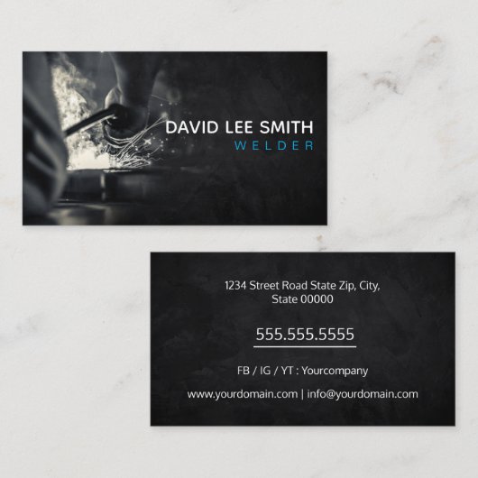 Lassen/lassen Visitekaartje (Voorkant / Achterkant)