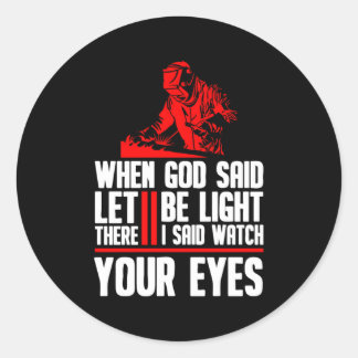 Lassen Lasser Metaal Fabricator Lassen Ronde Sticker