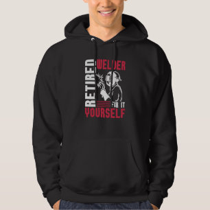 Lassen met pensioen Metaalbewerker Gepensioneerde Hoodie