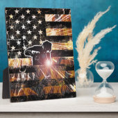 Lassen met vlaggen en -lichten fotoplaat (Zijkant)