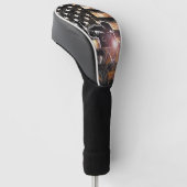 Lassen met vlaggen en -lichten golfheadcover (Schuin)