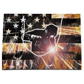 Lassen met vlaggen en -lichten groot cadeauzakje (Voorkant)