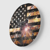 Lassen met vlaggen en -lichten grote klok (Hoek)