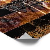 Lassen met vlaggen en -lichten poster (Hoek)