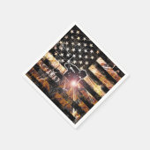 Lassen met vlaggen en -lichten servet (Hoek)