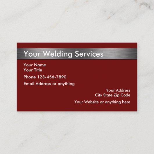 Lassen Metallic Design Element Visitekaartje (Voorkant)