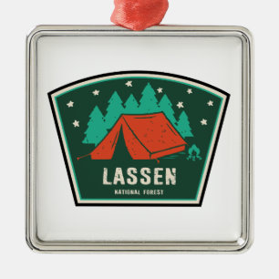 Lassen National Forest Camping Metalen Ornament